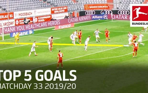 Bundesliqada 33-cü turun ən yaxşı 5 qolu - VİDEO 