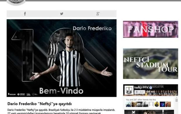 “Neftçi”nin transfer yalanı - Dario Frederiko düyünü 