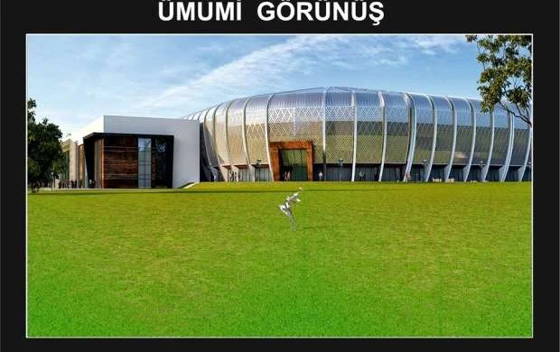 Sumqayıtda sökülən stadion necə olacaq? - FOTOLAR 