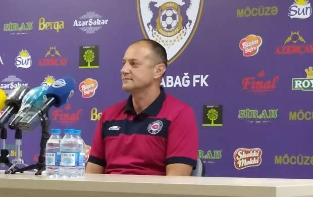 Qoran Simov: "Qarabağ böyük, biz isə balaca komandayıq" 