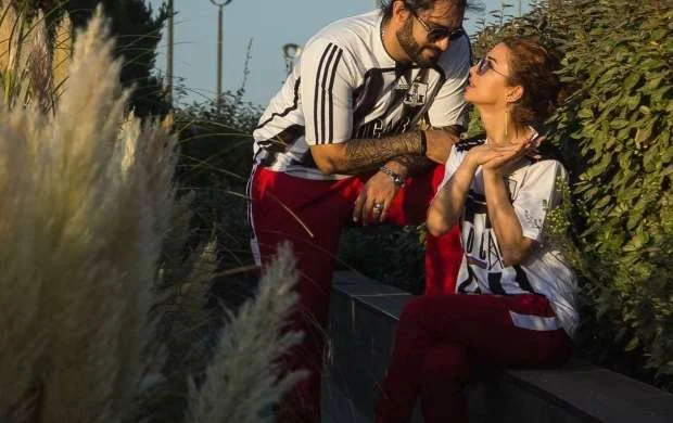 Azərbaycanın məşhur cütlüyündən "Neftçi"nin formasında səmimi FOTOLAR 