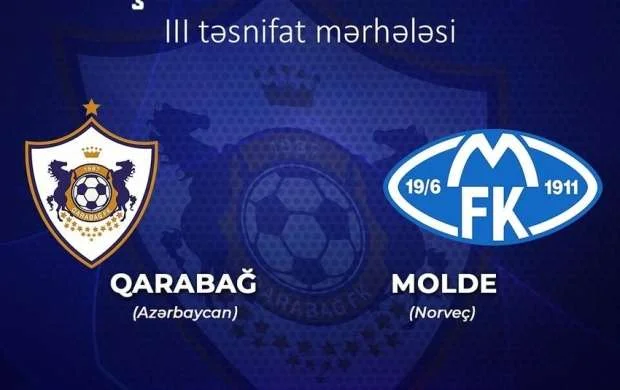 "Qarabağ" - "Mölde" matçının vaxtı məlum oldu 