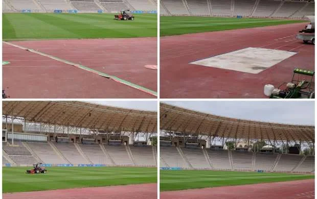 "Tofiq Bəhramov" stadionu oyunlara hazırdı - FOTO 