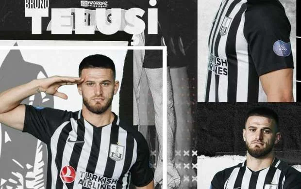 "Neftçi" ilə müqavilə bağlayan albaniyalı futbolçu əsgər salamı verdi  