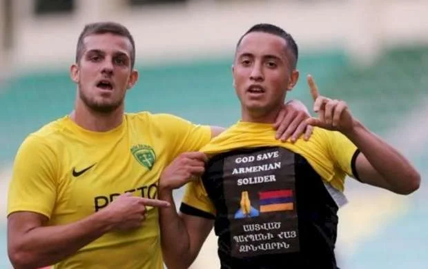 AFFA-nın müraciətindən sonra erməni futbolçuya xəbərdarlıq edildi 