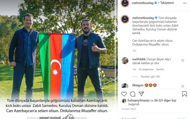 Zabit Səmədov məşhur türk serialında - FOTO 