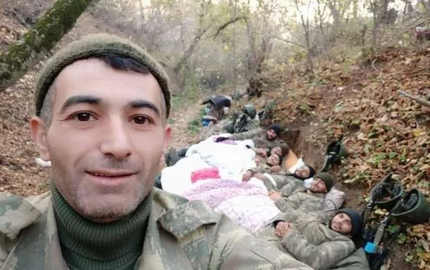 Əsgərimiz bu mesajı ilə hamını kövrəltdi - FOTO/VİDEO 