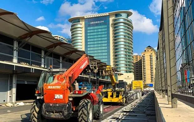 Bakıda “Pit stop”un sökülməsinə ilə bağlı açıqlama 