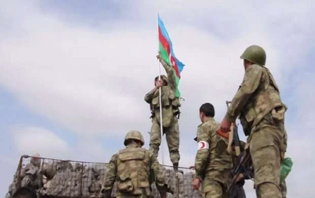 Ağdamın daha bir kəndində Azərbaycan bayrağı ucaldıldı 