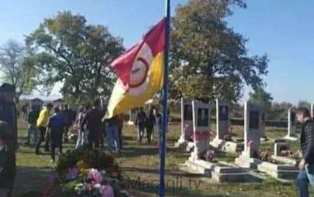 "Məzarıma "Qalatasaray"ımın bayrağını da asarsız" deyən şəhidin istəyi yerinə yetirildi - FOTO 