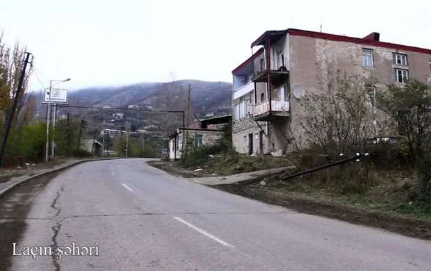 Laçın şəhərinin görüntüləri - VİDEO 