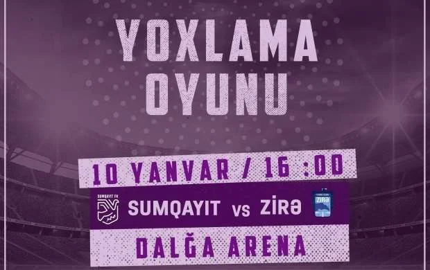 "Sumqayıt" "Zirə" ilə qarşılaşacaq 