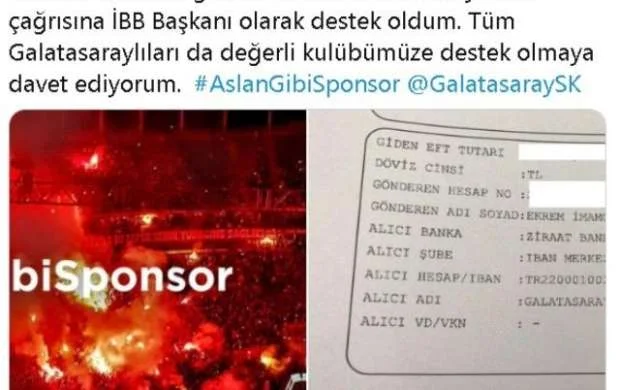 Ekrem İmamoğlu "Qalatasaray"a jest etdi, "Fənərbağça"lıların hədəfinə çevirildi 