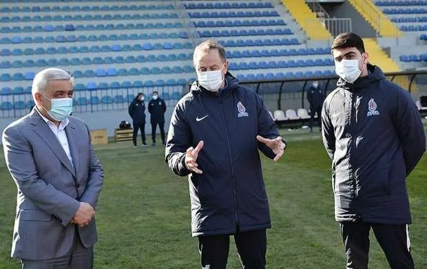 AFFA prezidenti milli komandanın heyəti ilə görüşdü - FOTOLAR 