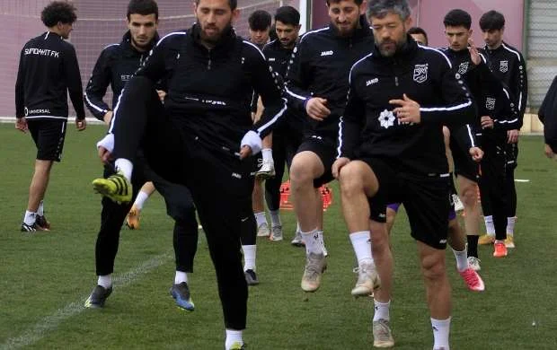 "Sumqayıt" "Neftçi" üçün hazırlaşır - FOTOLAR 