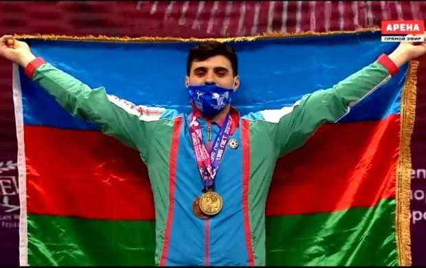 Avropa çempionatı: Dadaş Dadaşbəyli qızıl medal qazandı 