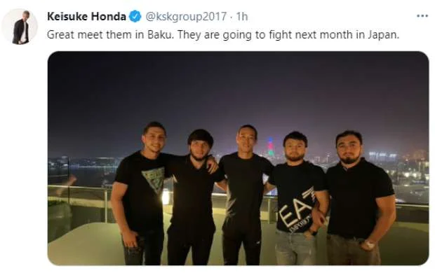 Hondanın MMA döyüşçüləri ilə növbəti görüşü - FOTO 