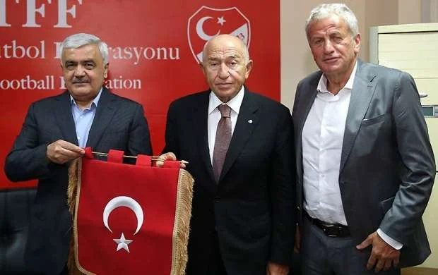 AFFA və TFF prezidentləri görüş keçirdi - FOTOLAR 