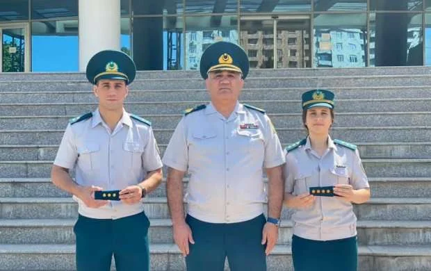 Elçin Quliyev xanım idmançının rütbəsini artırdı, kapitan oldu - FOTO 