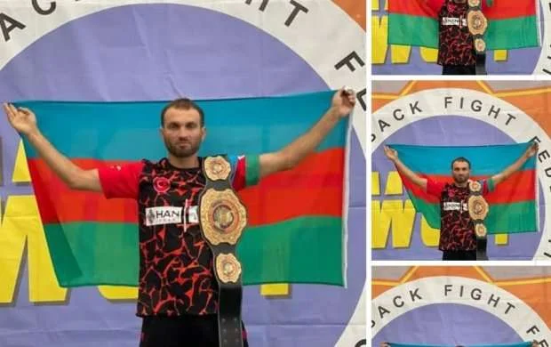 İdmançımız ermənini məğlub edərək dünya çempionu oldu 