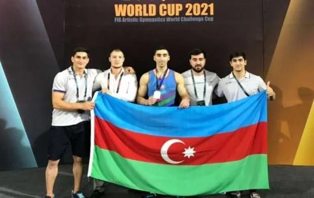 Gimnastımız Misirdə gümüş medal qazandı 