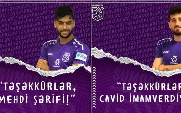 "Sumqayıt" klubu 2 futbolçusu ilə vidalaşdı 