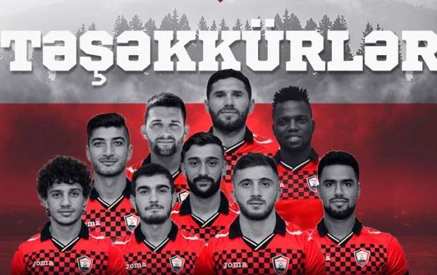 "Qəbələ" 9 futbolçusu ilə vidalaşdı 