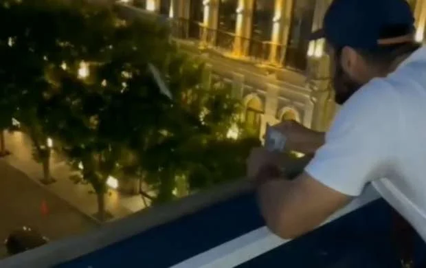 Eyvandan pul səpən məşhur cüdoçumuzla bağlı rəsmi açıqlama - VİDEO 
