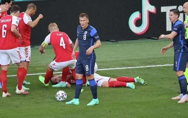 Eriksen xəstəxanadan evə buraxıldı 