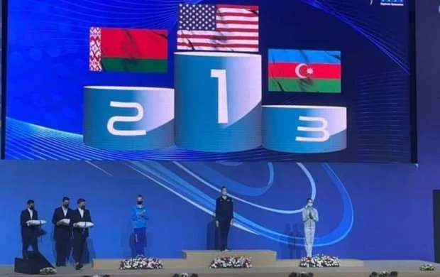 Gimnastlarımız növbəti medallarını qazanıb 