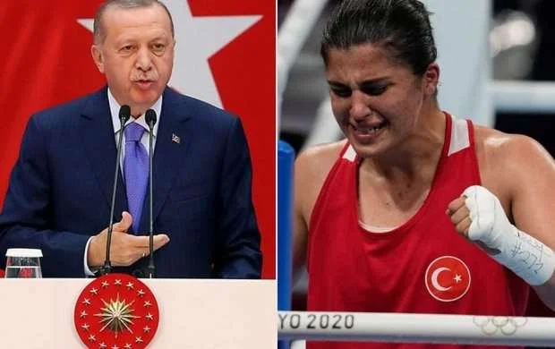 Ərdoğan Olimpiya çempionunu təbrik etdi: "Gözüyaşlı izlədim" 