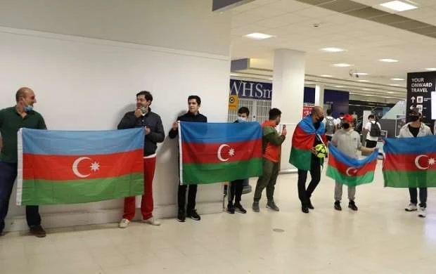 "Qarabağ" Aberdində belə qarşılandı - VİDEO 