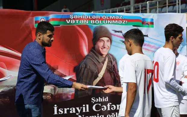 "Keşlə" şəhid azarkeşini andı - FOTOLAR 