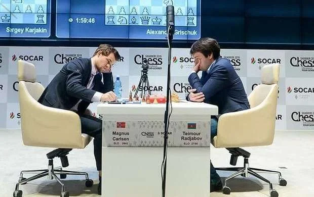 Çempionlar Turu: Rəcəbov Karlsenə, Məmmədyarov Giriyə qarşı 