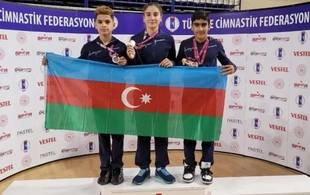 Azərbaycan gimnastları Türkiyədə 4 medal qazanıblar 