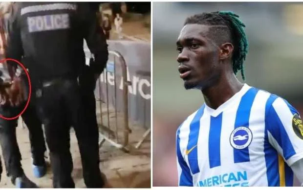 Tanınmış futbolçu gecə klubundan əli qandallı çıxarıldı - FOTO 