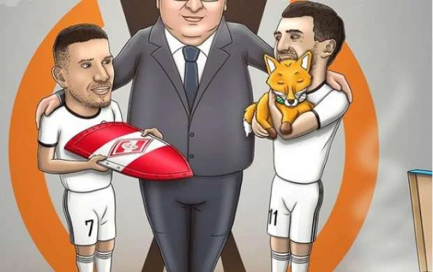 Mahir Emrelinin karikaturasını çəkdilər - FOTO 