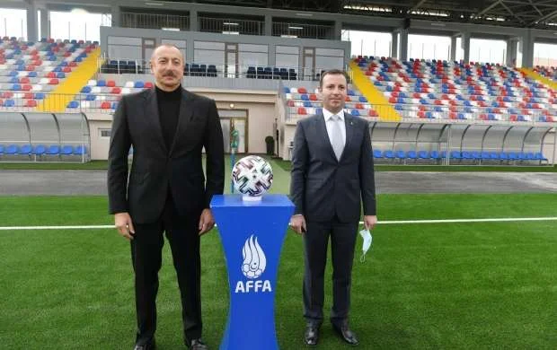 Prezident İlham Əliyev Elxan Məmmədova qol vurdu - FOTO/VİDEO 