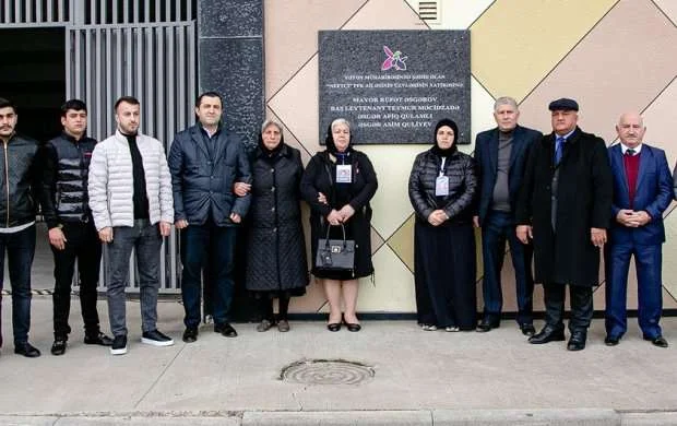 “Bakcell Arena"da şəhidlərin adına “Xatirə Lövhəsi” açıldı 