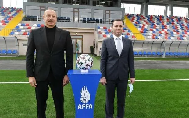 UEFA İlham Əliyevin Şamaxı şəhər stadionunun açılışında iştirakından yazdı 
