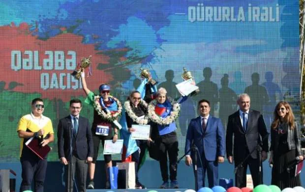 Bakıda qələbə qaçışı təşkil edildi 