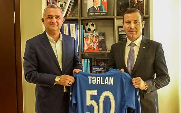 AFFA rəhbərliyi Tərlan Əhmədovu təbrik etdi 