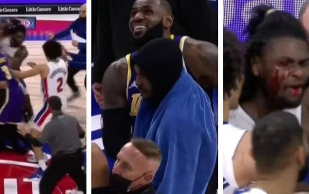 Lebron Ceyms meydanda dava saldı - VİDEO 