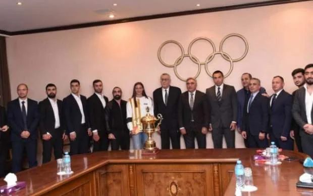 Milli Olimpiya Komitəsində karateçilərlə görüş keçirildi 