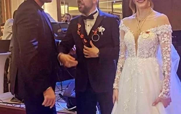 "Kobra" Pərviz məşhur futbolçunun toyunda - FOTOLAR 