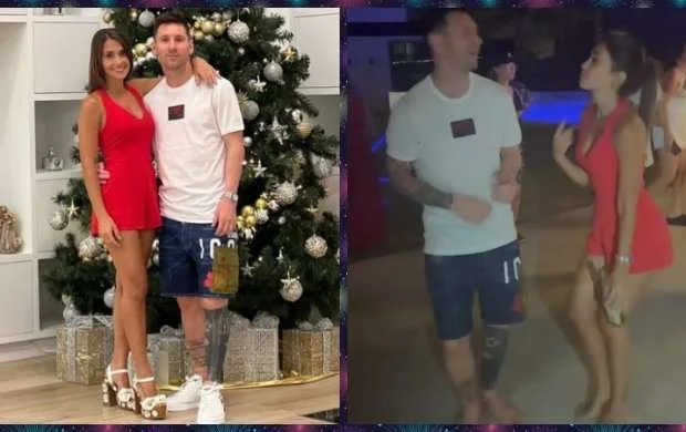 Messi və Antonellanın Milad şənliyi - VİDEO 