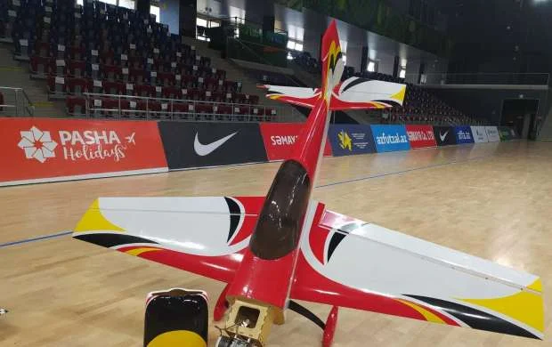 Bakı İdman Sarayında dron şousu keçirildi 