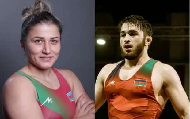 Güləşçilərimizdən iki "bürünc" 