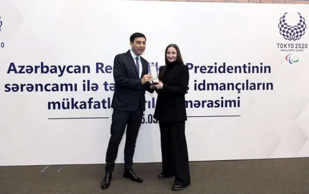 Olimpiya və Paralimpiya medalçıları mükafatlandırıldı - FOTOLAR 
