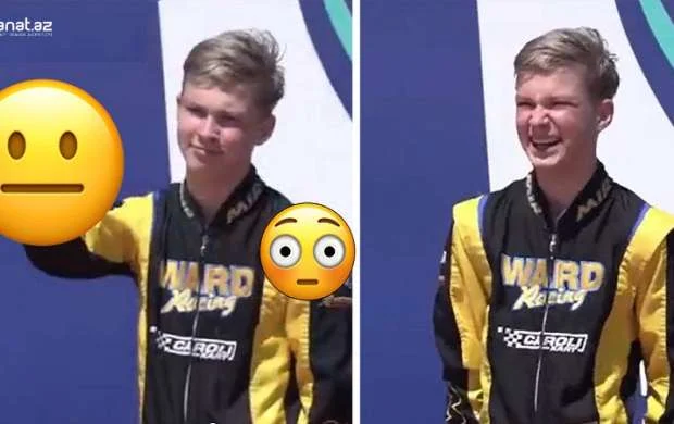 15 yaşlı rus pilot nasist jesti göstərdi - FOTO 